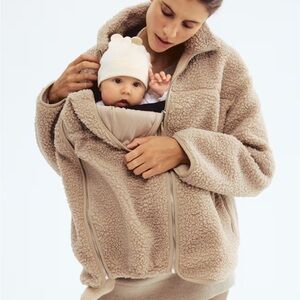 SOLD OUT - MAMA BEFORE & AFTER BABYWEARING FLEECE JACKET - BRAND NEW WITH TAGS